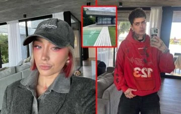 ¡Hay convivencia! Las fotos de la mansión a la que se mudaron Tuli Acosta y Lit Killah