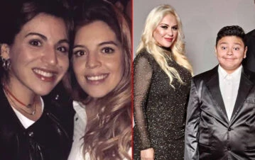 ¡La foto! Dalma y Gianinna Maradona cedieron ante Verónica Ojeda y se juntaron con Dieguito Fernando