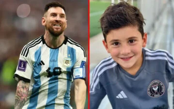 ¡La foto! Lionel Messi reveló ante el mundo la costumbre bien argentina que tiene su hijo Ciro