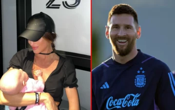 ¡Video viral! El gesto que tuvo Lionel Messi con Bianca, la bebé de Agustina Casanova
