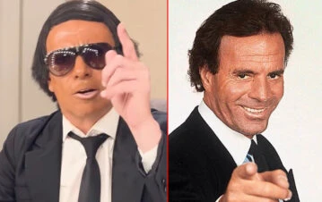 Martín Bossi imitó a Julio Iglesias y se sumó a la ola de memes: "Se va a enojar y…"