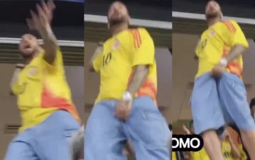 ¡Apareció! Acá está el video de Maluma insultando al Dibu Martínez y a los argentinos en la final de la Copa América