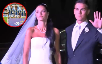La polémica actitud de los jugadores de Argentina en el casamiento de Dybala y Oriana Sabatini