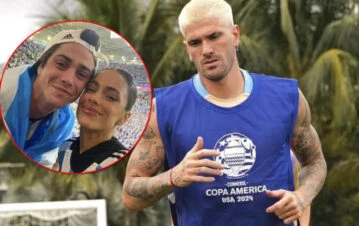 Rodrigo de Paul se juntó con el hermano de Tini Stoessel y compartieron una noche de complicidad
