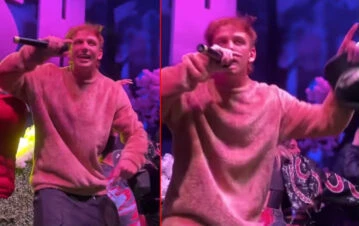 Video: Bautista Mascia dio su primer show como cantante tras salir de Gran Hermano