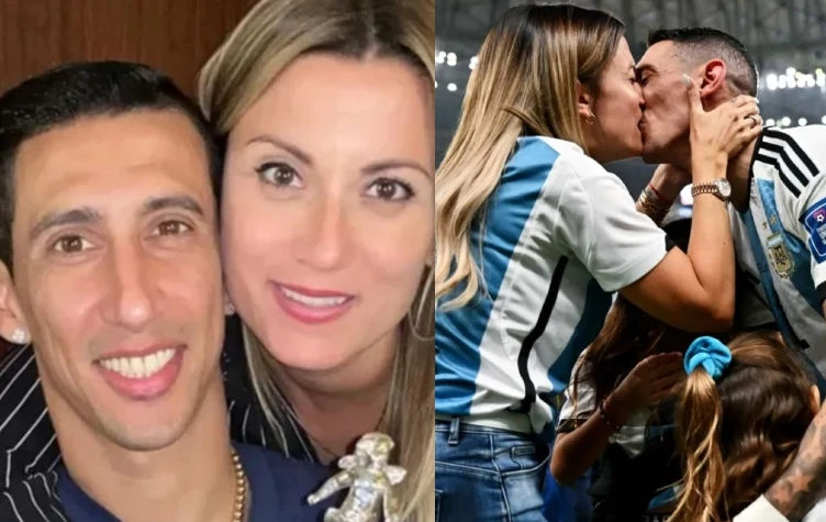 ángel di maría y jorgelina cardoso festejaron su aniversario.