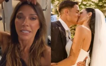 Catherine Fulop mostró el estado en el que quedó tras la descontrolada boda de Oriana y Dybala
