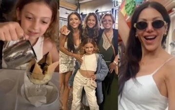 ¿Y Demichelis? Las vacaciones de Evangelina Anderson en Marbella con sus hijas y sus padres: “Acá nacieron ellas”