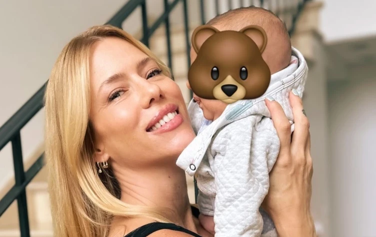 nicole neumann mostró fotos de su bebé-