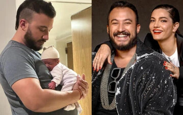 ¡Es hermoso! El periodista Tomás Rebord presentó a su primer hijo, Atila