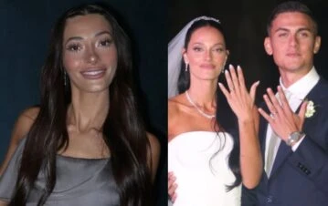 ¿Daba o no daba? El look de “dama de honor” de Tiziana Sabatini en la boda de su hermana Oriana y Paulo Dybala