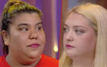 Camila Deniz estalló de bronca con una compañera de Cuestión de peso por la traición amorosa con su ex novio