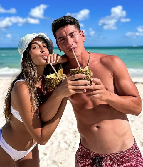 Melina del Piano y Francisco Álvarez juntos