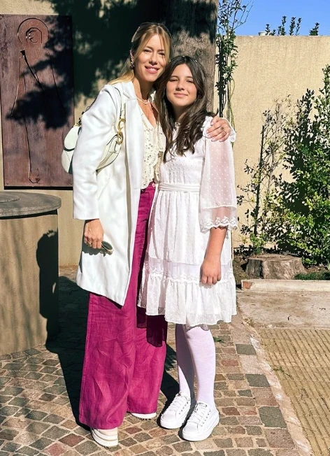 Nicole Neumann y su hija Sienna