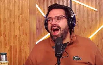 El video de la tremenda caída de Damián Betular al aire de Olga