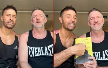 El video que se convirtió viral de Luis Novaresio hablando del detalle más romántico que tuvo su esposo