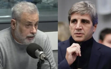 Jorge Rial lanzó una tremenda amenaza contra el ministro Luis Caputo en medio del lunes negro