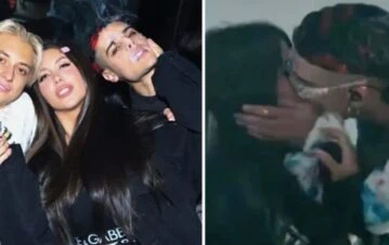 Ca7riel mostró las amenazas que recibió de los fans de Mauro Icardi tras besar a Wanda Nara