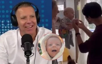 ¡Dale play! Alejandro Fantino mostró el dulce reencuentro de sus hijos Nahuel y Beltrán: “Hermanos”