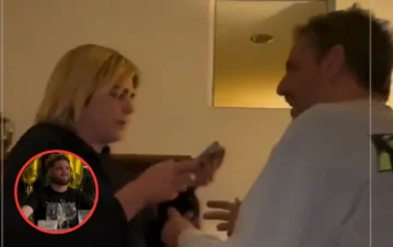 La terrible pelea de Araceli González y Fabián Mazzei en el cumpleaños de Toto Kirzner