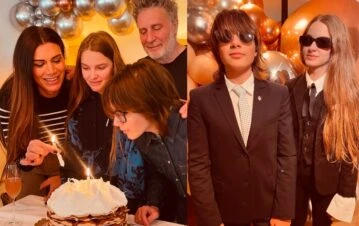 Así festejó Flor de la V el cumpleaños de 13 de sus hijos mellizos, Paul e Isabella: las fotos