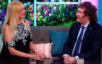 El romántico video que publicó Yuyito González tras su primer beso en público con Javier Milei