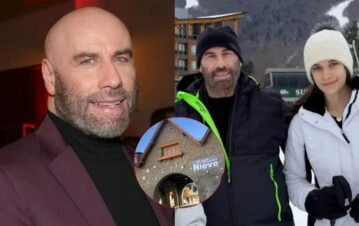 Agarraron a John Travolta de paseo por Bariloche con sus hijos: todas las fotos 