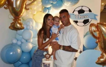 El cumpleaños inspirado en la Selección Argentina que Lautaro Martínez le hizo a su hijo