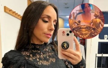 Las fotos que Tamara Pettinato mostró tras la filtración de su nuevo video con Alberto Fernández 