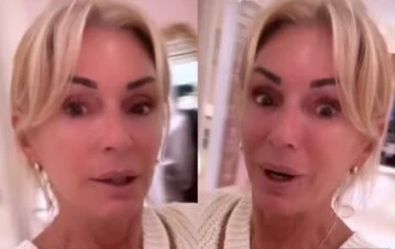 ¡Sin glamour! Yanina Latorre se bancó una larguísima cola en Miami para llevarse una bombacha gratis