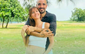 La primera foto de la segunda hija de Abel Pintos que acaba de nacer