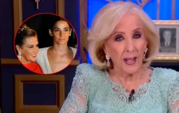 Juana Viale y Marcela Tinayre afuera de los Martín Fierro: por qué la dejaron sola a Mirtha Legrand