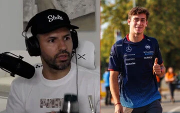 El plan del Kun Agüero para asociarse con Franco Colapinto en la Fórmula 1