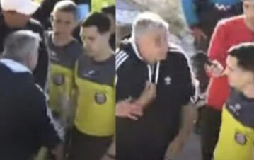 ¡Video inédito! El escándalo que protagonizó Luis Ventura en un partido de fútbol de la Primera C