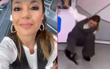 Video: se accidentó una de las conductoras más importantes de TN mientras estaba en vivo