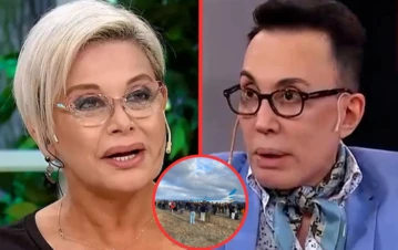 El drama que vivieron en un avión Polino y Carmen Barbieri: “Abajo. ¡Urgente!”