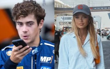 Quién es la modelo que le rompió el corazón a Franco Colapinto y lo dejó por la nueva estrella de Ferrari: las fotos