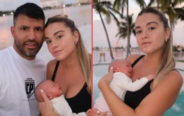 El Kun Agüero y Sofía Calzetti tomaron una polémica decisión con su beba recién nacida