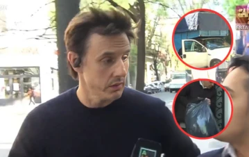 Pampita echó a Moritán de su casa y se llevó sus cosas en bolsas de consorcio: el video