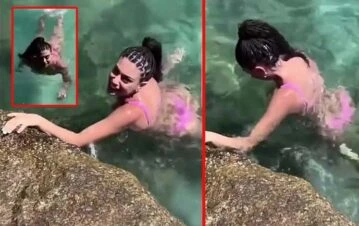 La broma de muy mal gusto que le hicieron a Rosina Beltrán mientras nada en el mar