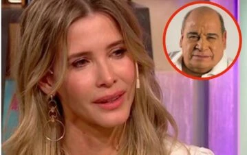 Guillermina Valdés visitó a Roly Serrano en el hospital y mostró su primera foto internado: “El Sapito está volviendo“