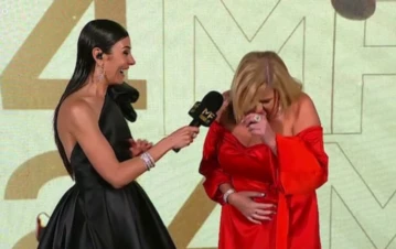 Se reveló la verdad del accidente escatológico de Virginia Demo en los Martín Fierro