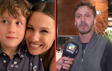 Pampita y Benjamín Vicuña se encontraron en la íntima comunión de su hijo Benicio: las fotos