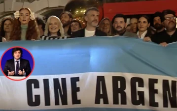 Cómo fue el reclamo de los actores en los Martín Fierro de Cine contra Javier Milei