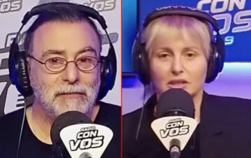 La escandalosa pelea de Romina Manguel y Reynaldo Sietecase en vivo: "Me levanto y me voy"