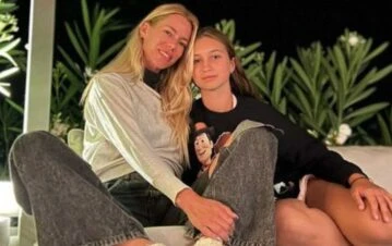 La irreconocible foto de Nicole Neumann que eligió Indiana Cubero para saludarla en el Día de la Madre