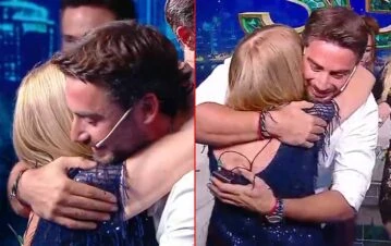 El llanto de Nico Occhiato al recibir la visita sorpresa de su abuela Conce en lo de Susana Giménez 