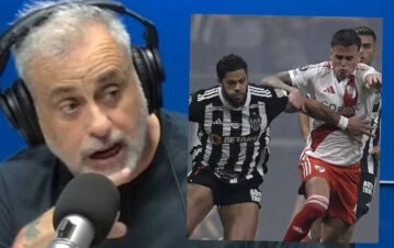 "Me desmayé, no pude seguir": Jorge Rial colapsó viendo la goleada que sufrió River en Brasil