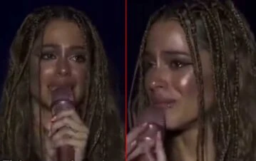 Tini Stoessel se presentó en la TV de Estados Unidos y generó preocupación: "No puedo parar de llorar"