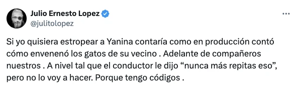 ACA ESTA LA ACUSACION DE LOPEZ CONTRA YANINA LATORRE. MUY FUERTE.
